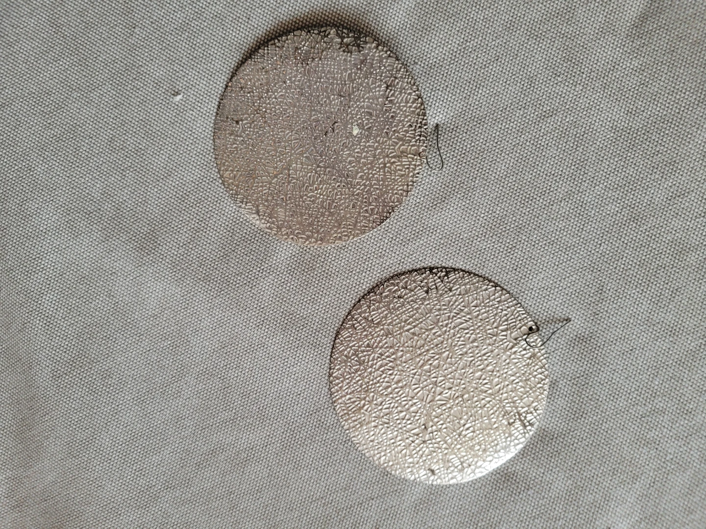 Silver Circle Earrings