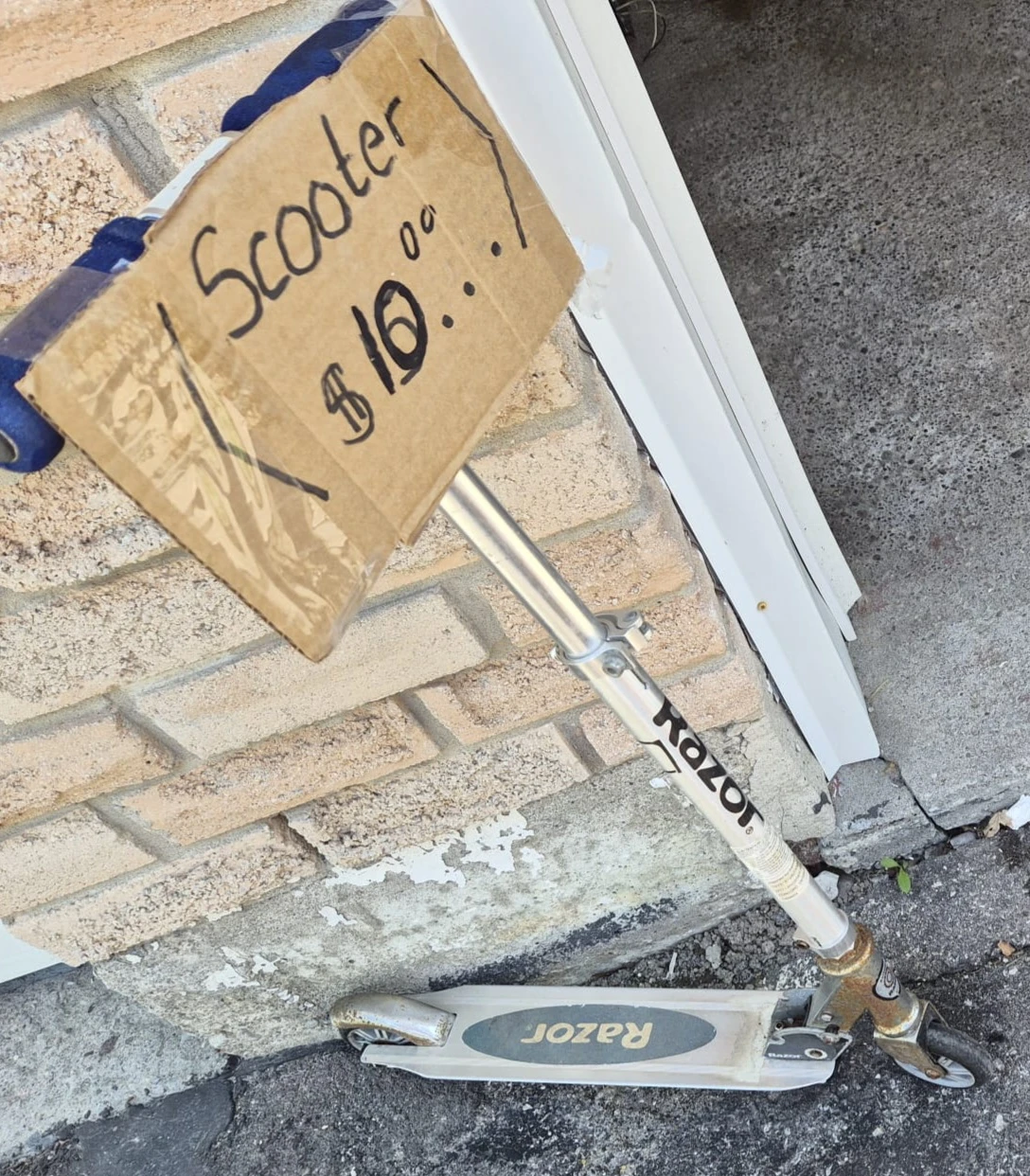 Blue Razor Scooter