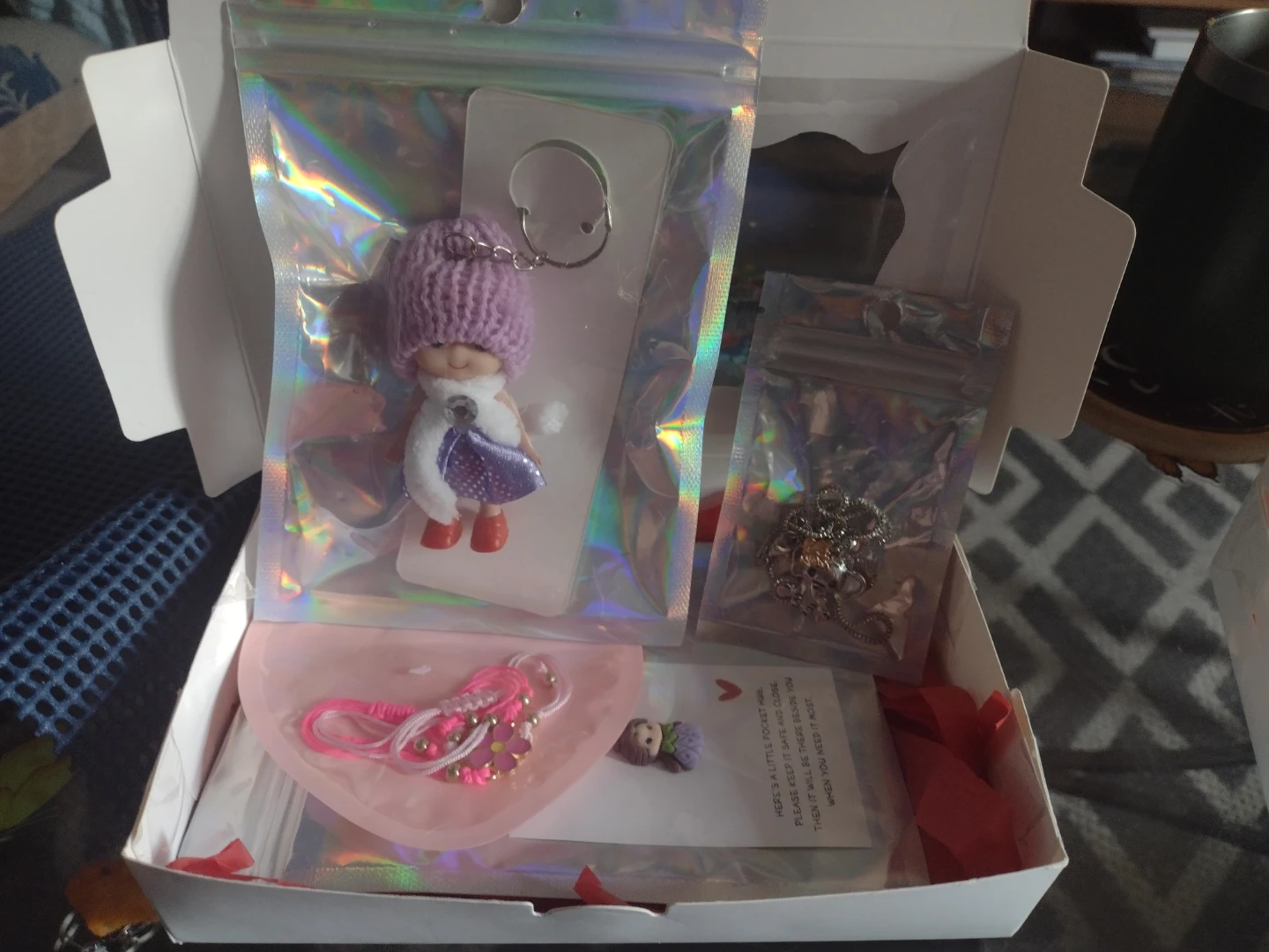 Doll Keychain and Necklace Set kit.
