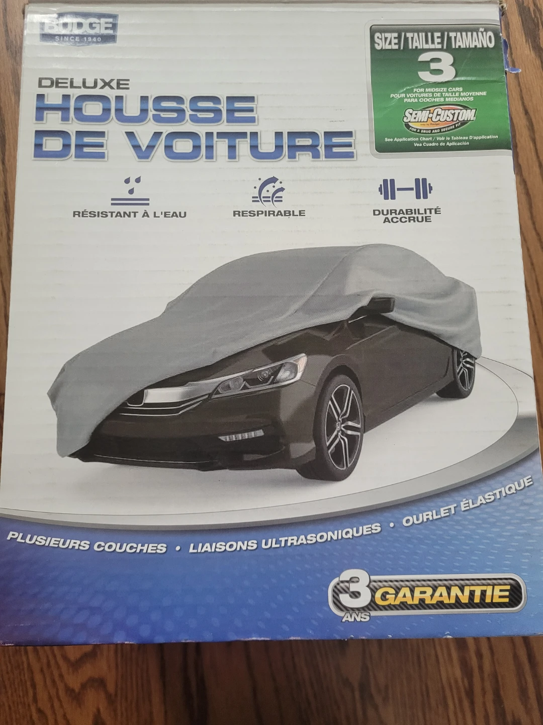 Budge Deluxe Car Cover - Size D3