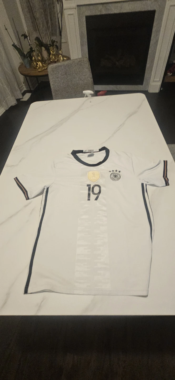 Germany National Football Team Soccer Jersey #19 Götze Kids M