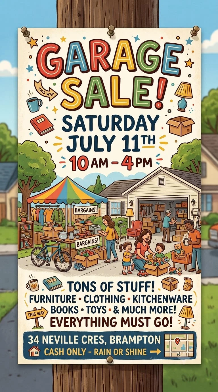 Clothing / Garage Sale