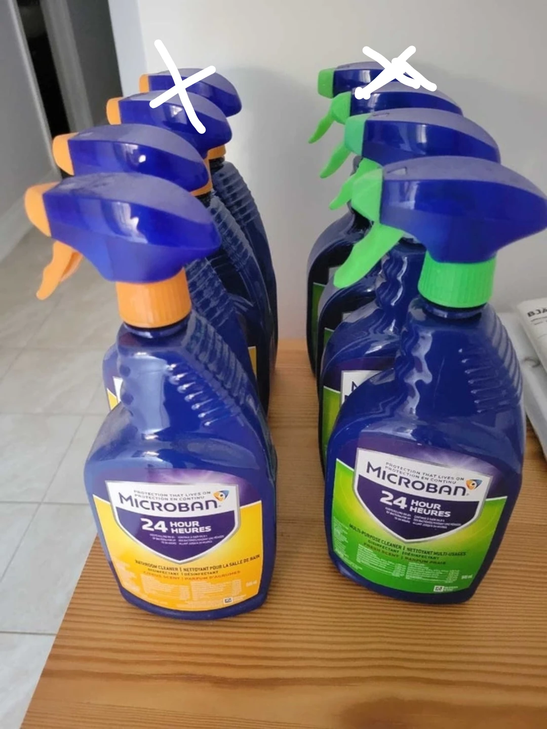 4 for $10 Microban 24 Hour Sanitizing Sprays