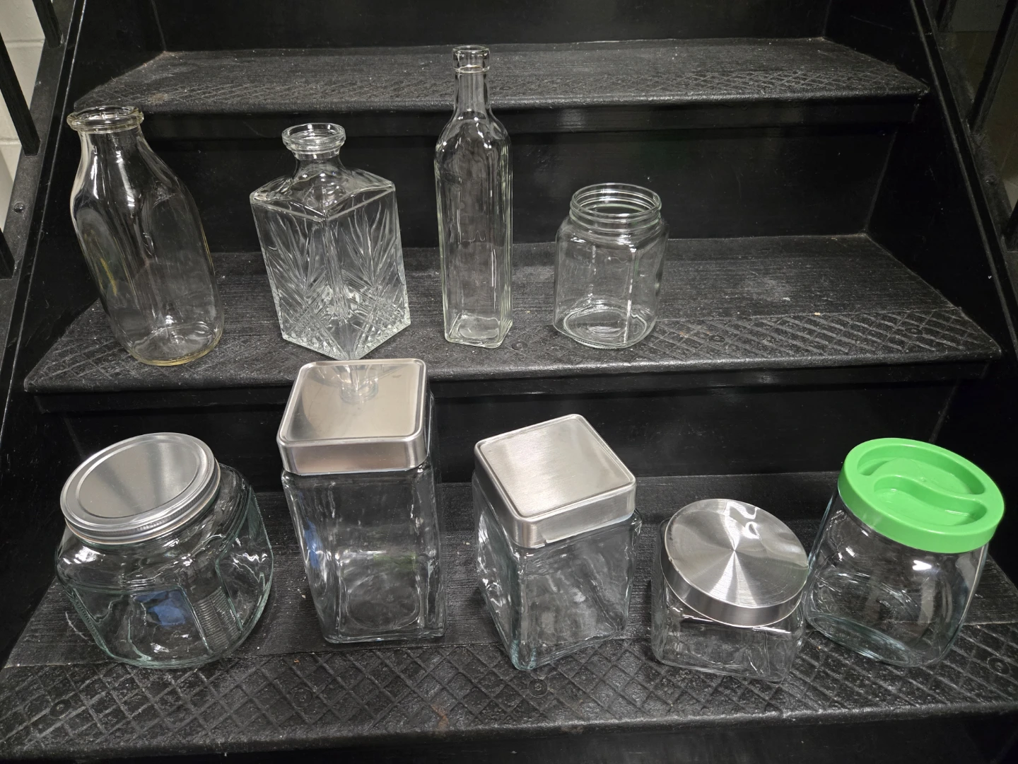 9pc Clear Glassware Variety Bundle (Crafts & Decor)