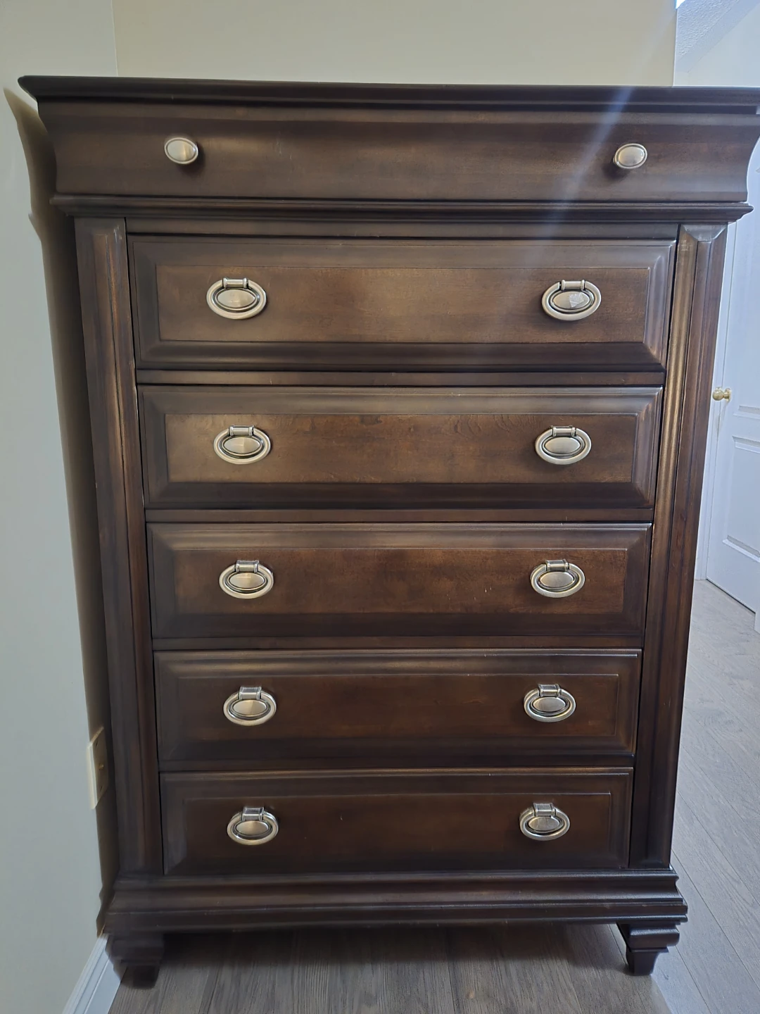 Used king size bedroom set. - photo 2