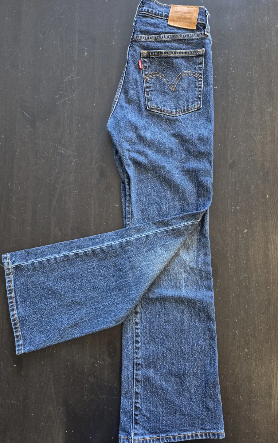 Levi's Wedge Boots Cut Dark Wash - photo 2