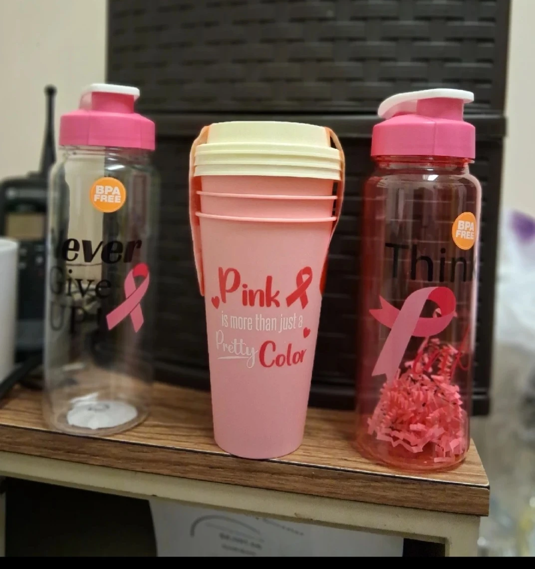 Breast Cancer Awareness Pink Ribbon Items - Lot