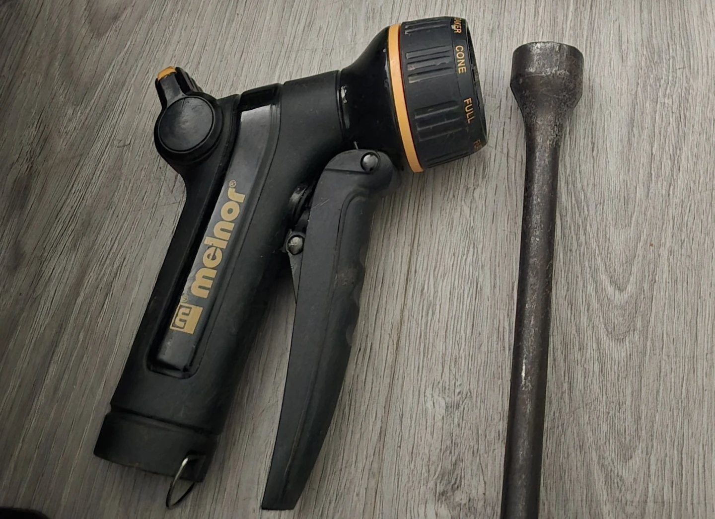 Melnor Watering Wand and Lug Wrench