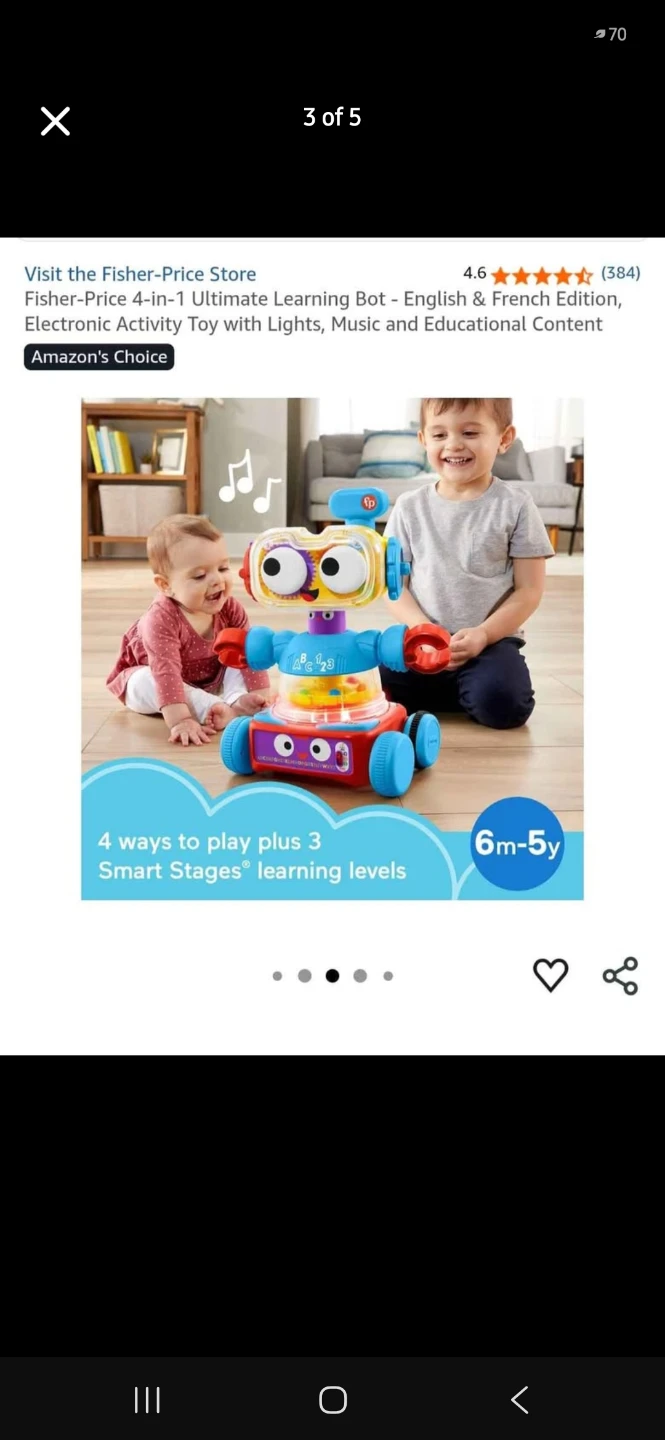 Fisher-Price 4-in-1 Ultimate Learning Bot - - photo 2