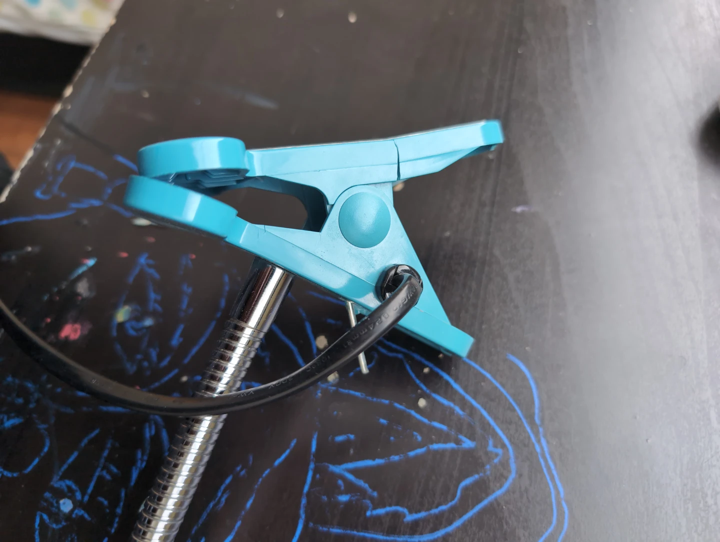 Blue Clip-On Gooseneck Lamp - photo 3