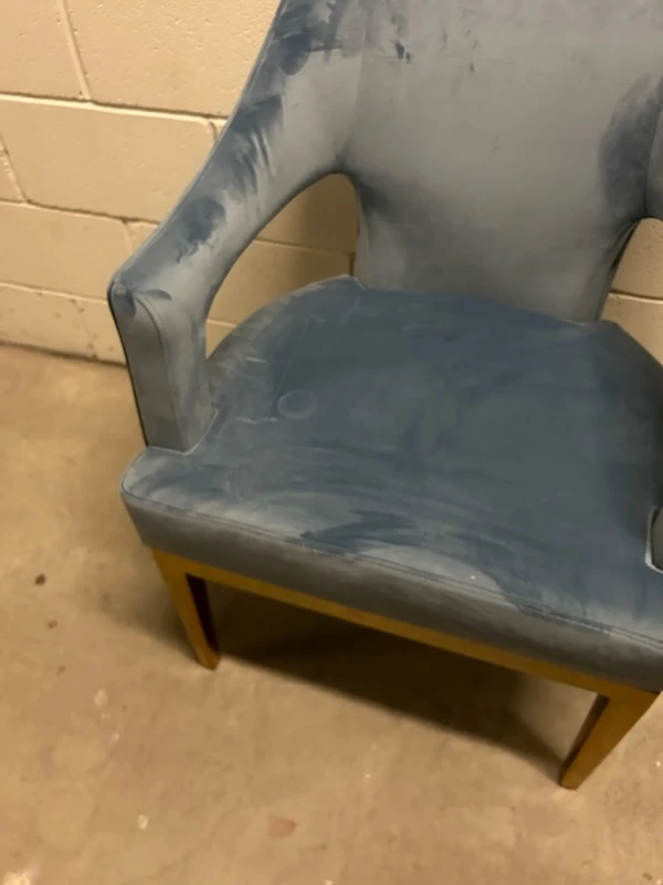 Chic Home Danu Velvet Upholstered Accent Chair - Blue - photo 5