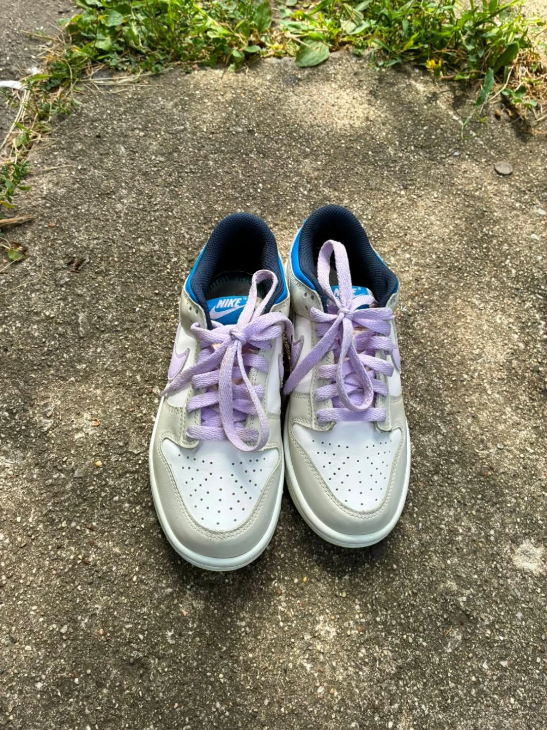 Nike Dunk Low "Light Bone/Active Blue" Sneakers