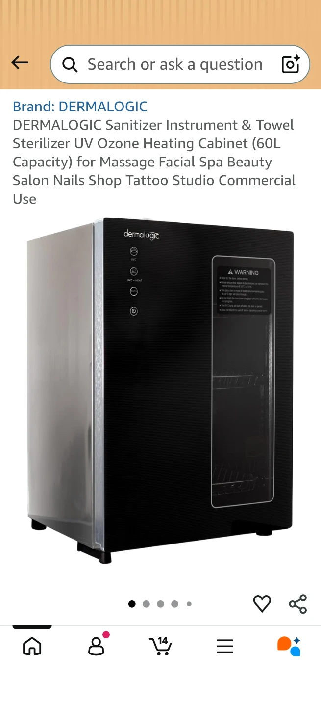 DERMALOGIC UV Sanitizer Instrument & Towel Sterilizer