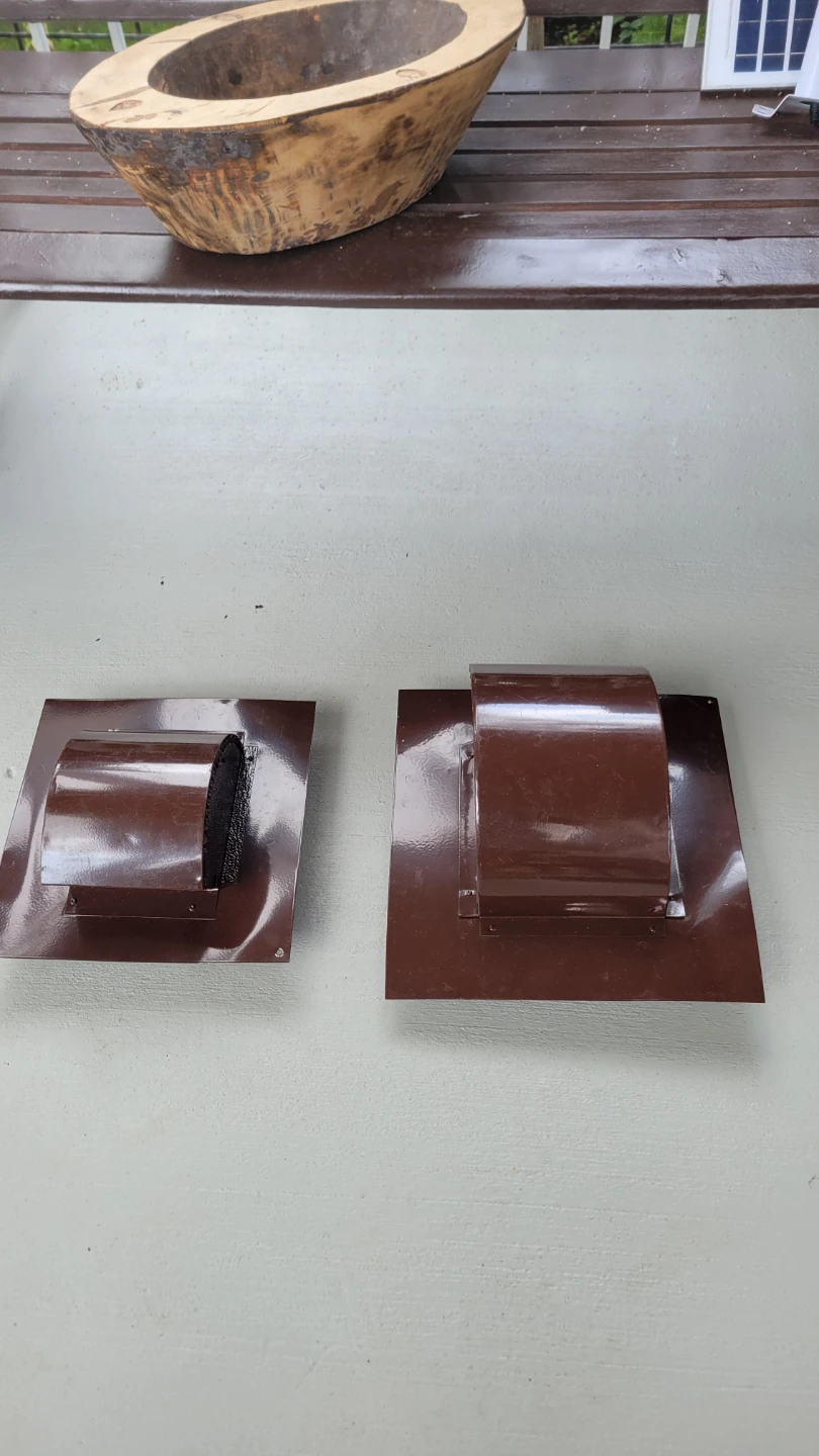 NEW Brown ROOF  Metal Vent Covers