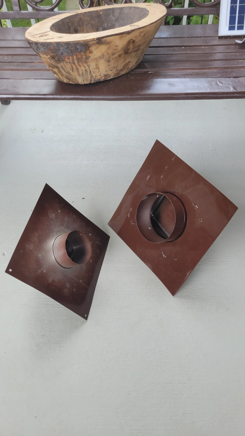 NEW Brown ROOF  Metal Vent Covers - photo 2