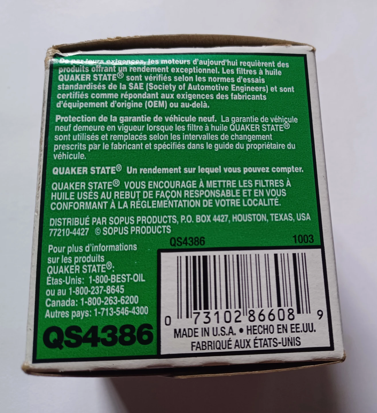 QS4386 OIL Filler