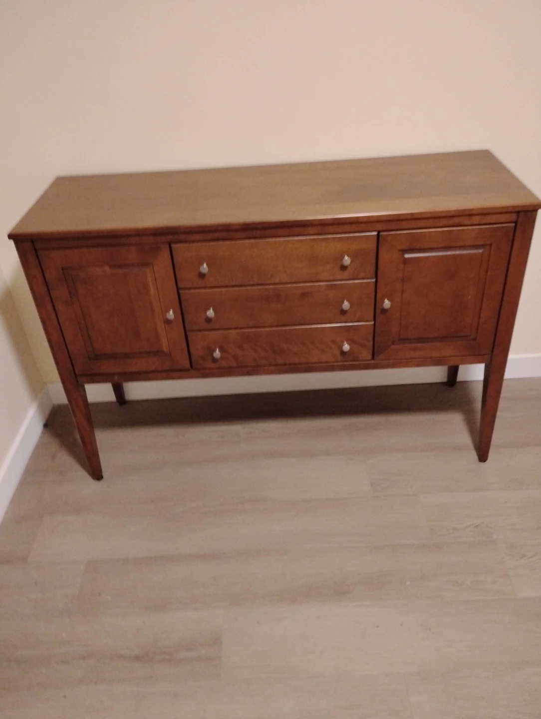 Wooden Sideboard with Drawers and Cabinets - photo 2