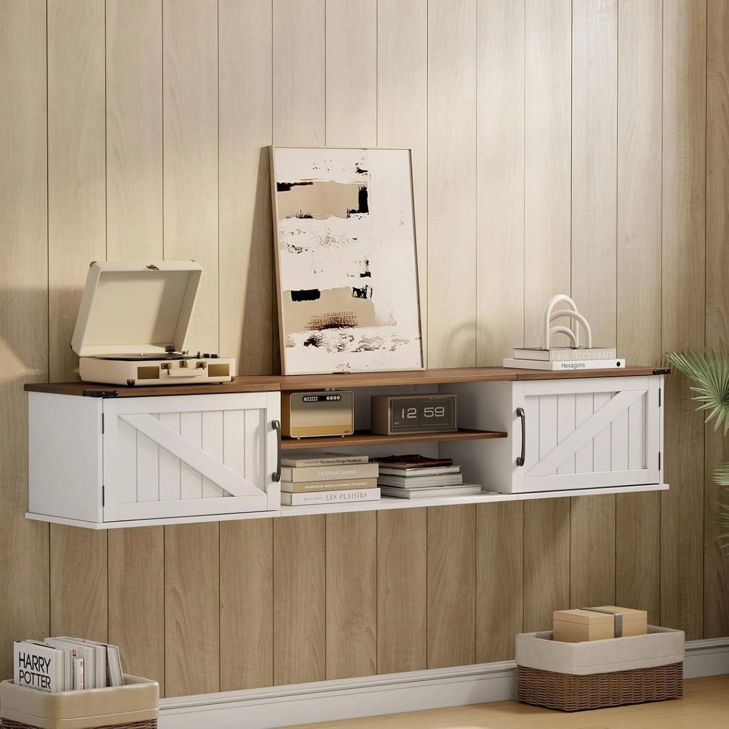 New in box floating Tv Stand - photo 3