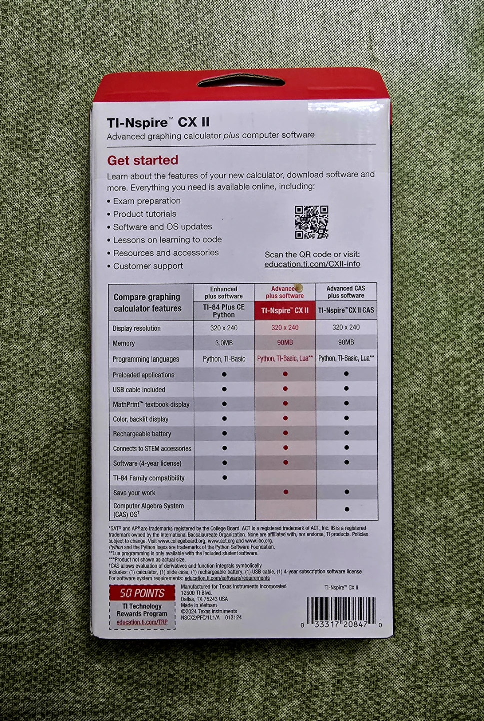 Texas Instruments TI-Nspire CX II Adv Graph Calculator *NEW* - photo 2