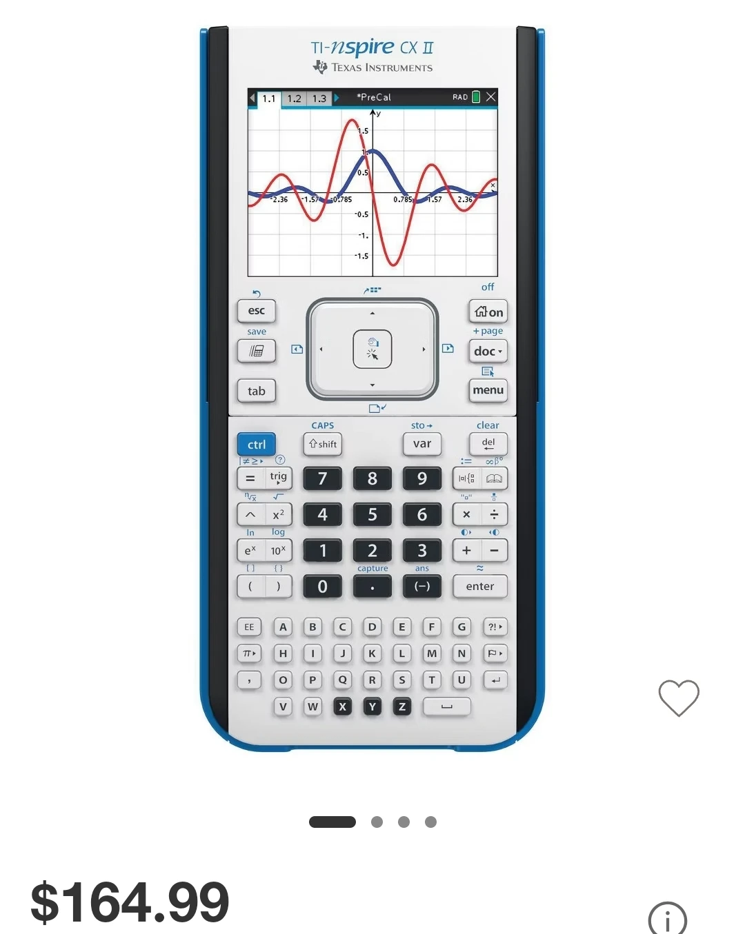 Texas Instruments TI-Nspire CX II Adv Graph Calculator *NEW* - photo 5