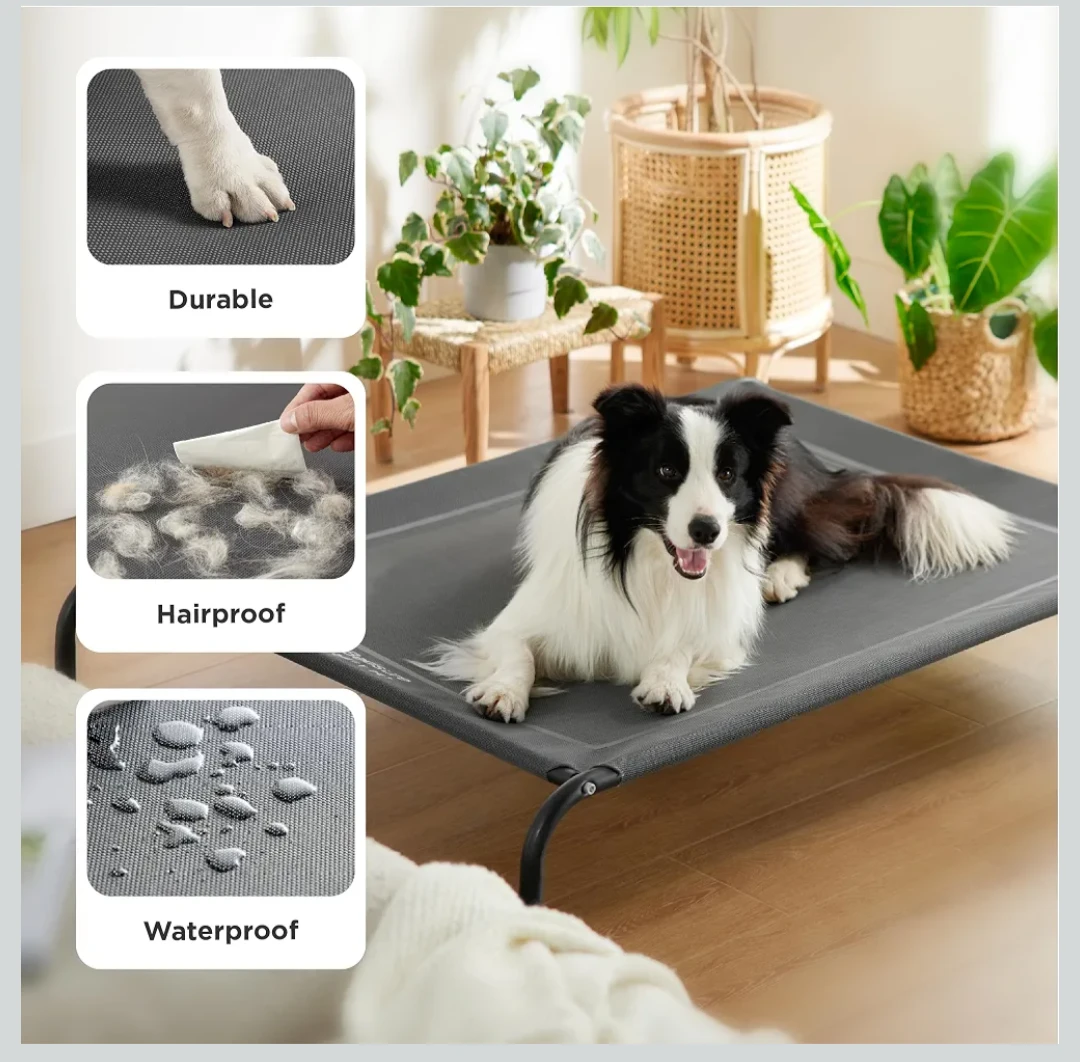 Bedsure Comfy Pet Elevated Dog Bed (Small)