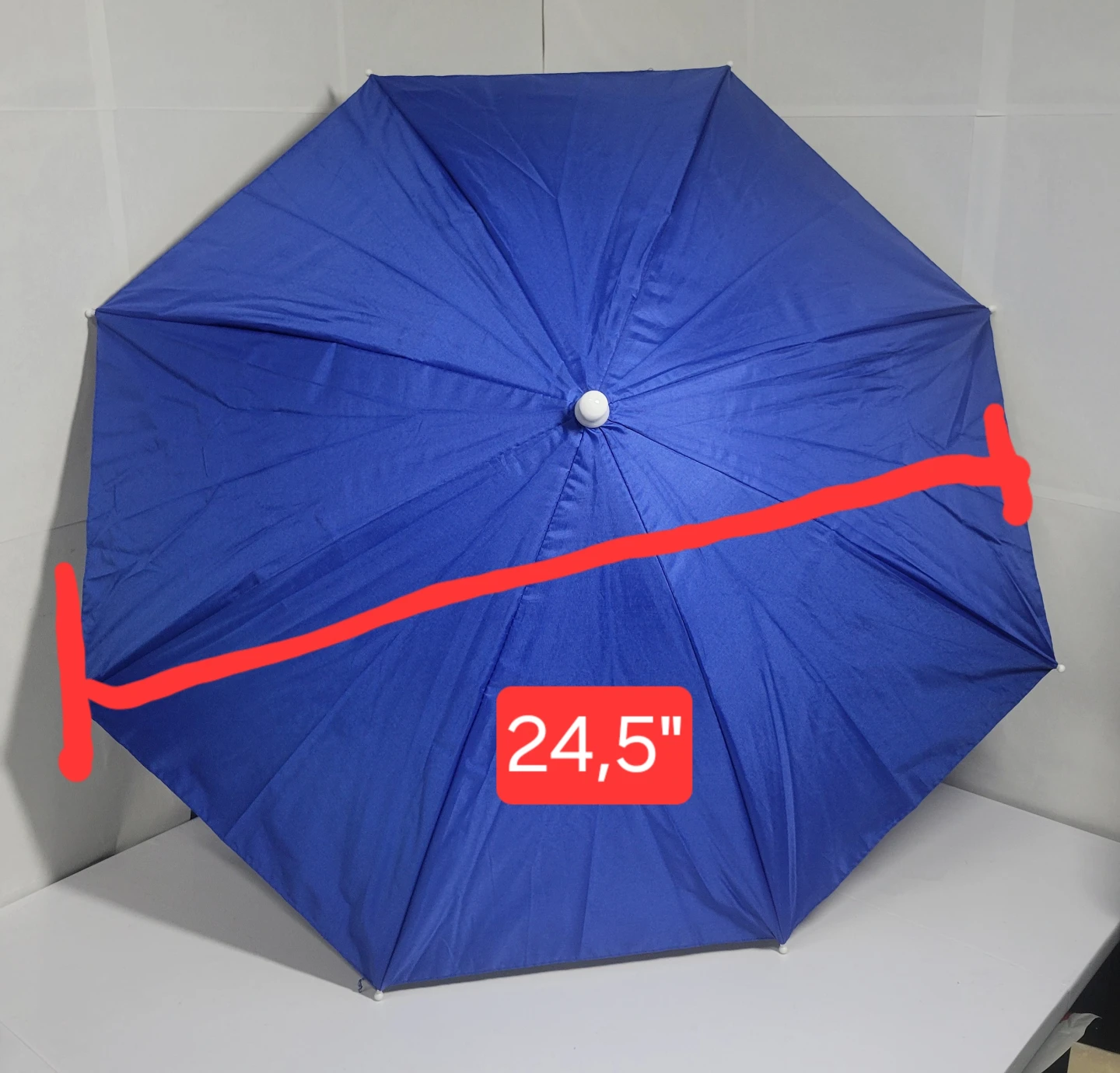 NEW Blue Hands-Free Head Umbrella - photo 2