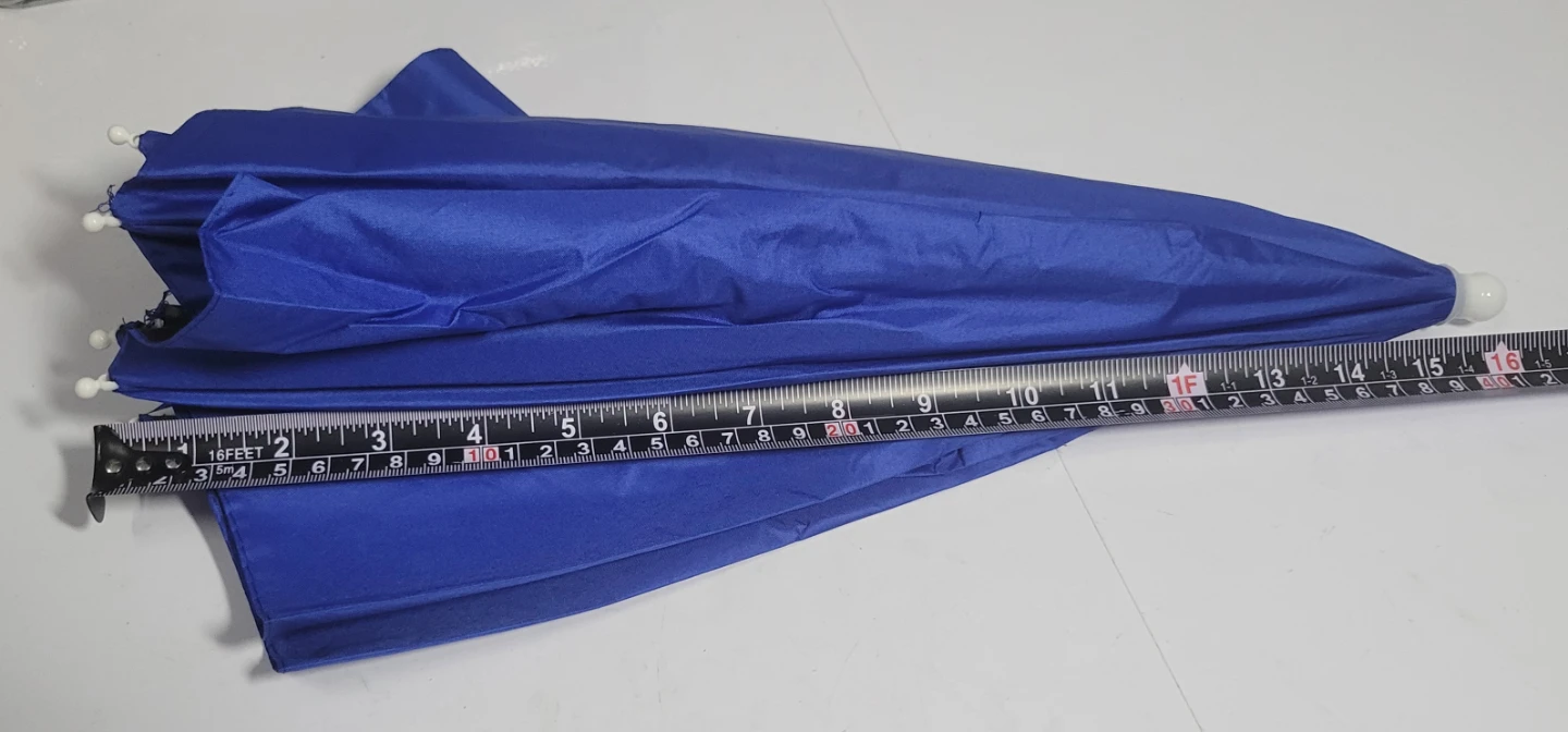 NEW Blue Hands-Free Head Umbrella - photo 4