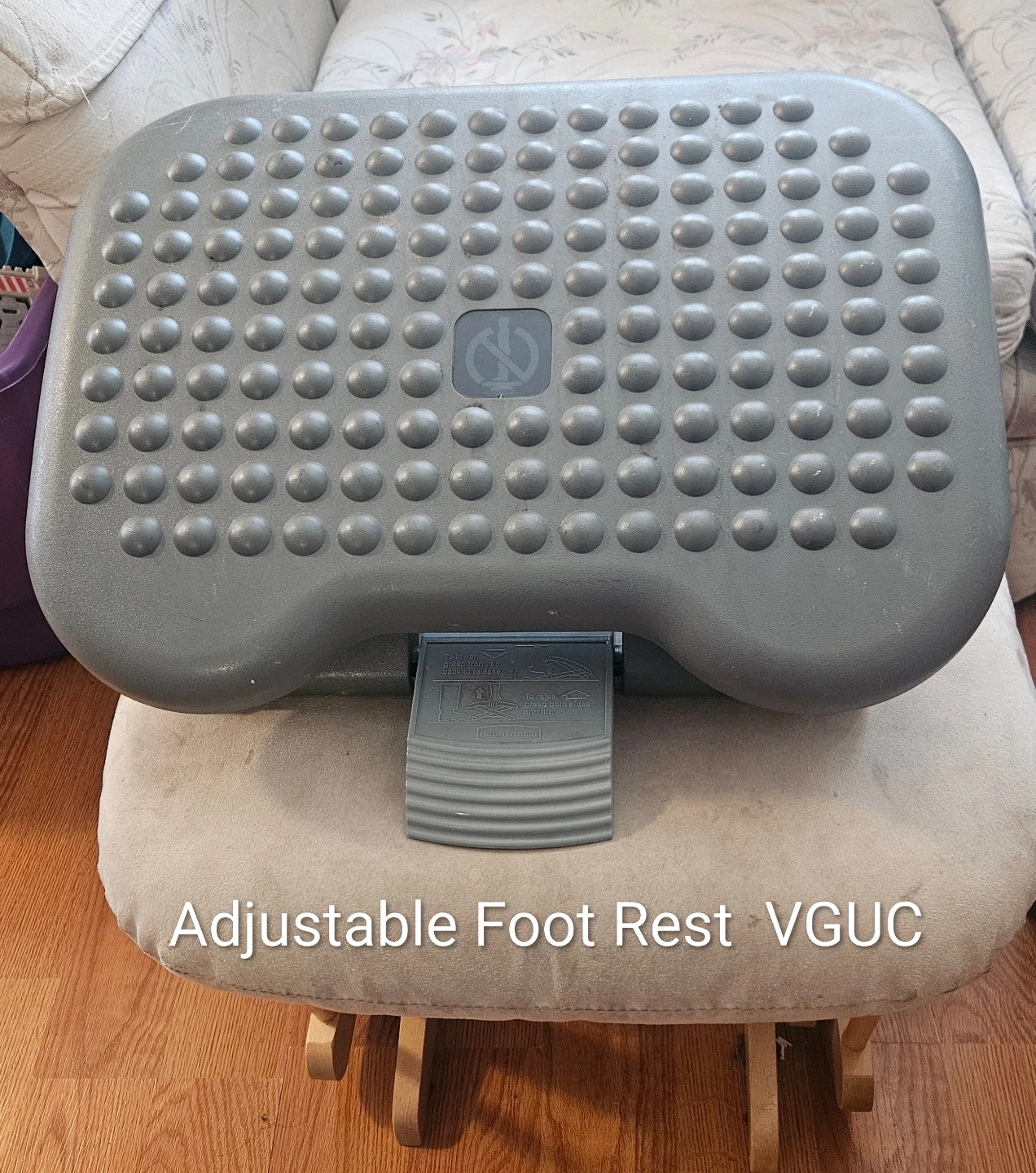 Under the Desk Adjustable Foot Rest