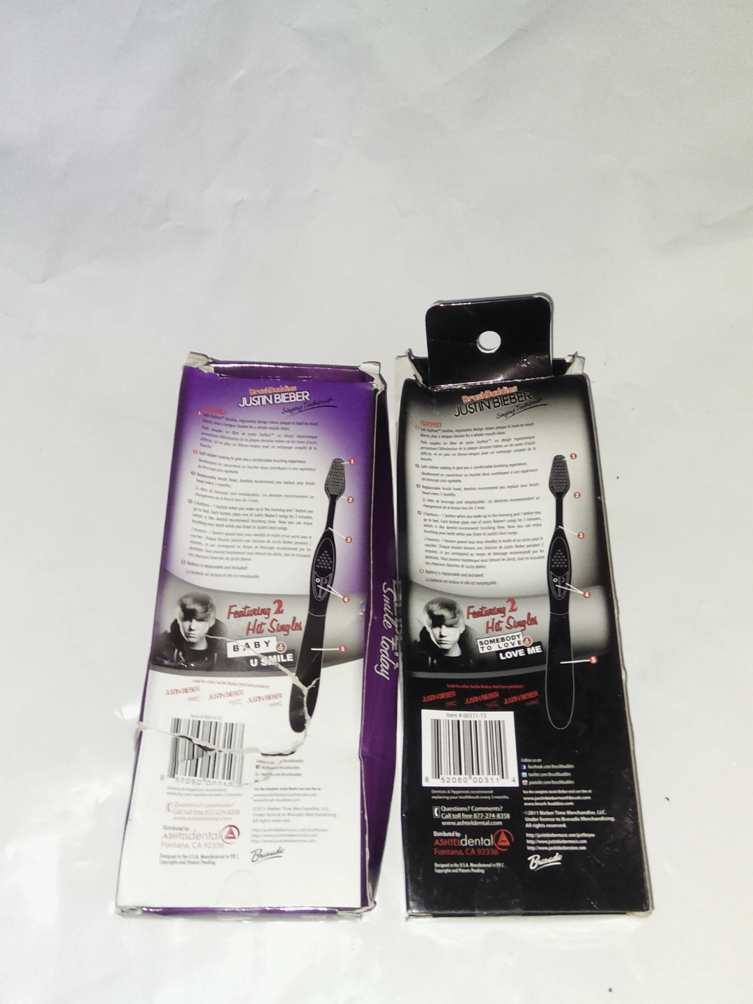 BrushBuddies Justin Bieber Singing Toothbrush (2 Pack) - photo 2