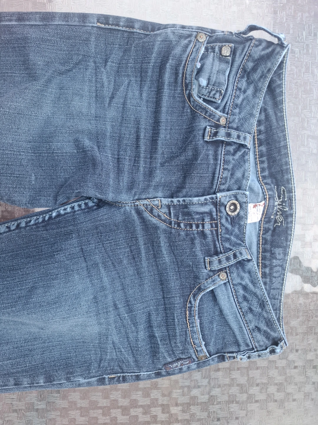 Silver Pioneer Jeans Darkwash y2k Lowrise - photo 2