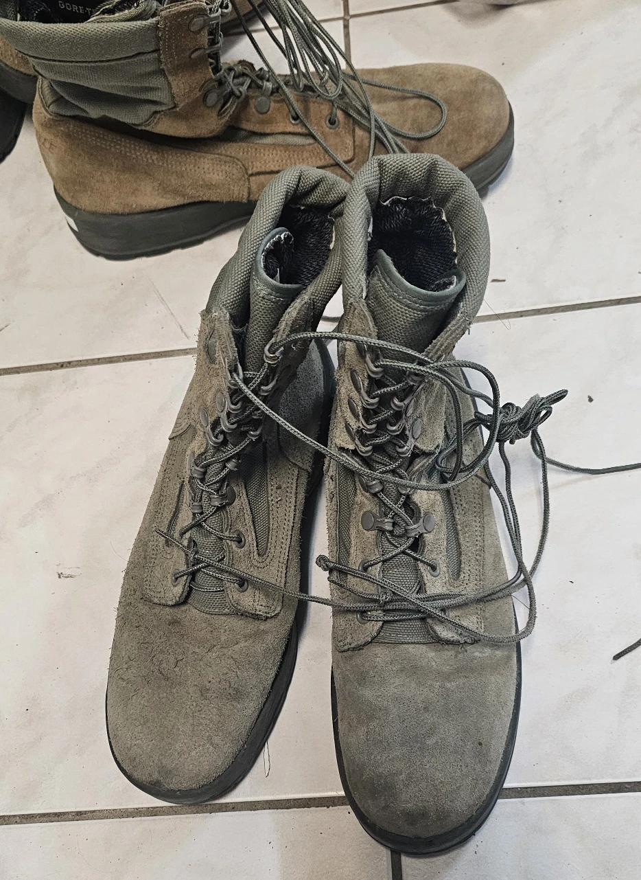 US Air Force army boots AFTW 13W, 11.5R, 10.5R - photo 2