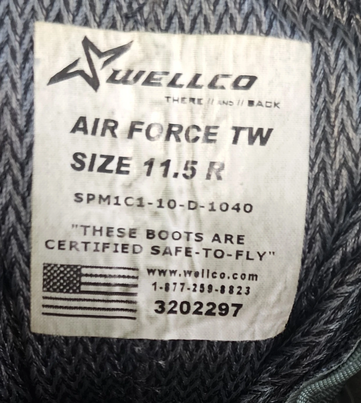 US Air Force army boots AFTW 13W, 11.5R, 10.5R - photo 5