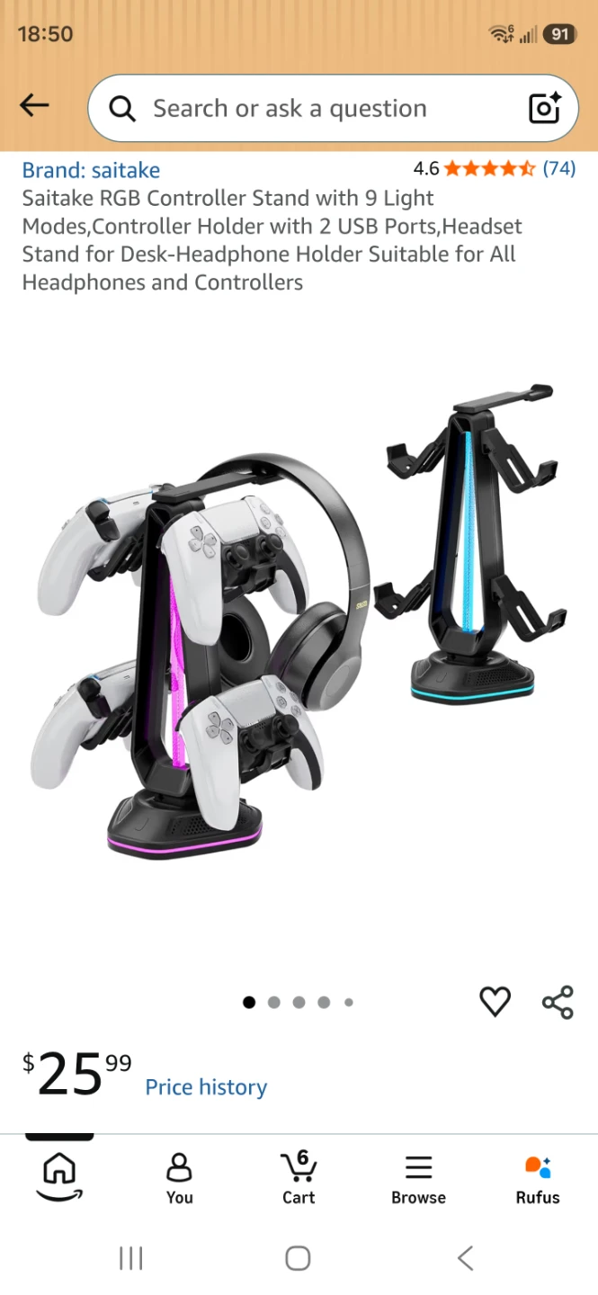 Saitake RGB Controller Stand - photo 4