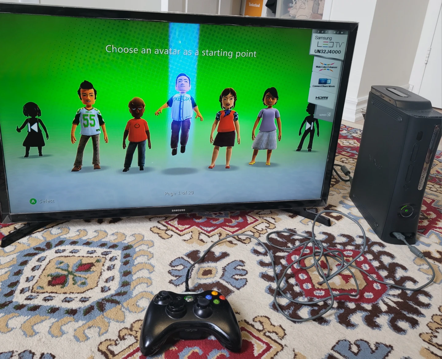 Samsung TV with Xbox 360 120GB Console. - photo 2