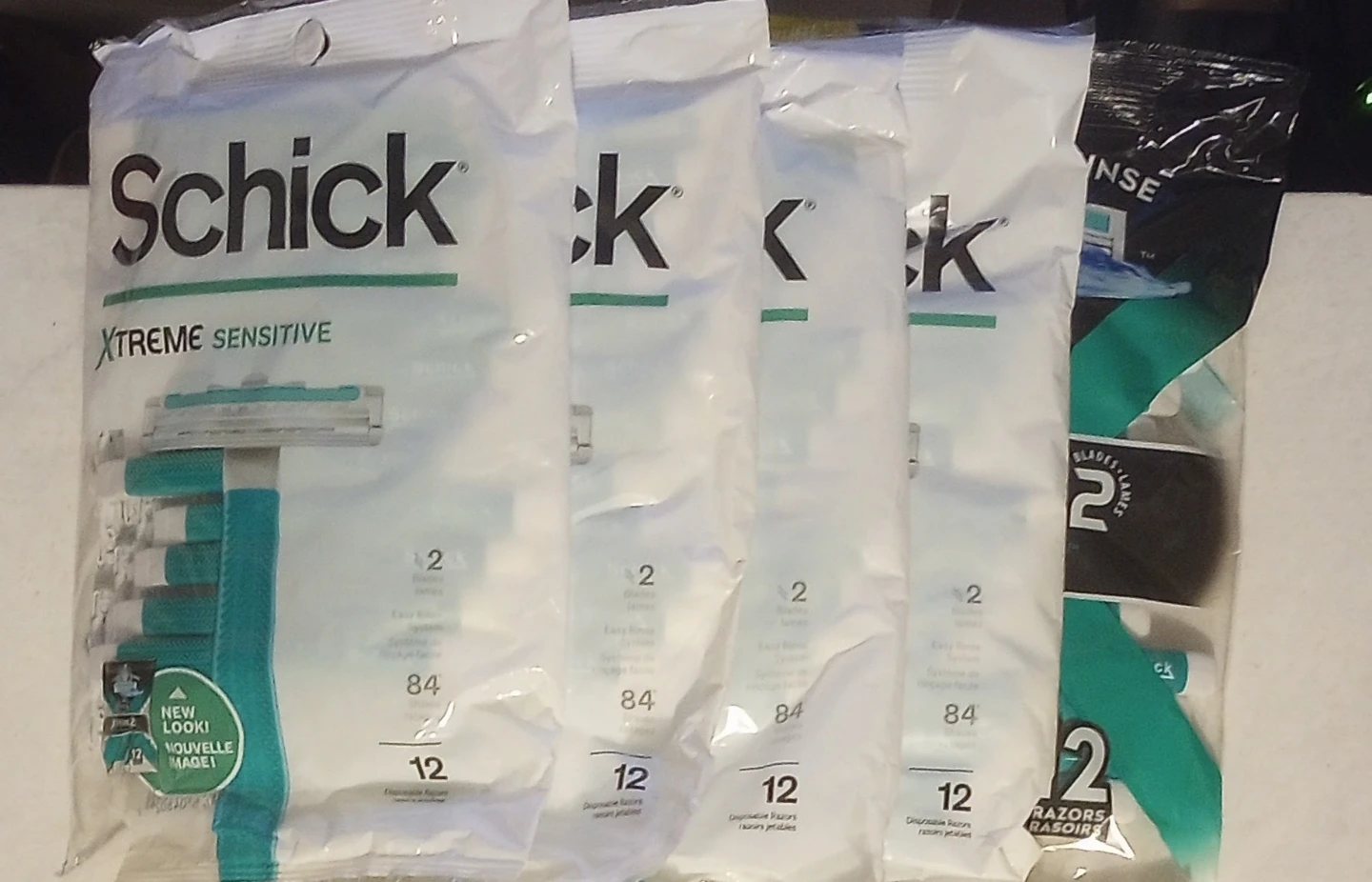 Schick Xtreme Sensitive Disposable Razors (12-packs) - 5 for $20