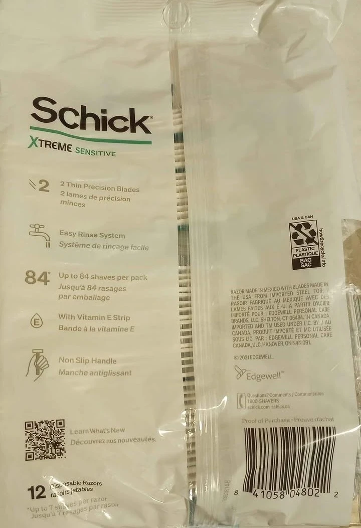 Schick Xtreme Sensitive Disposable Razors (12-packs) - 5 for $20 - photo 4