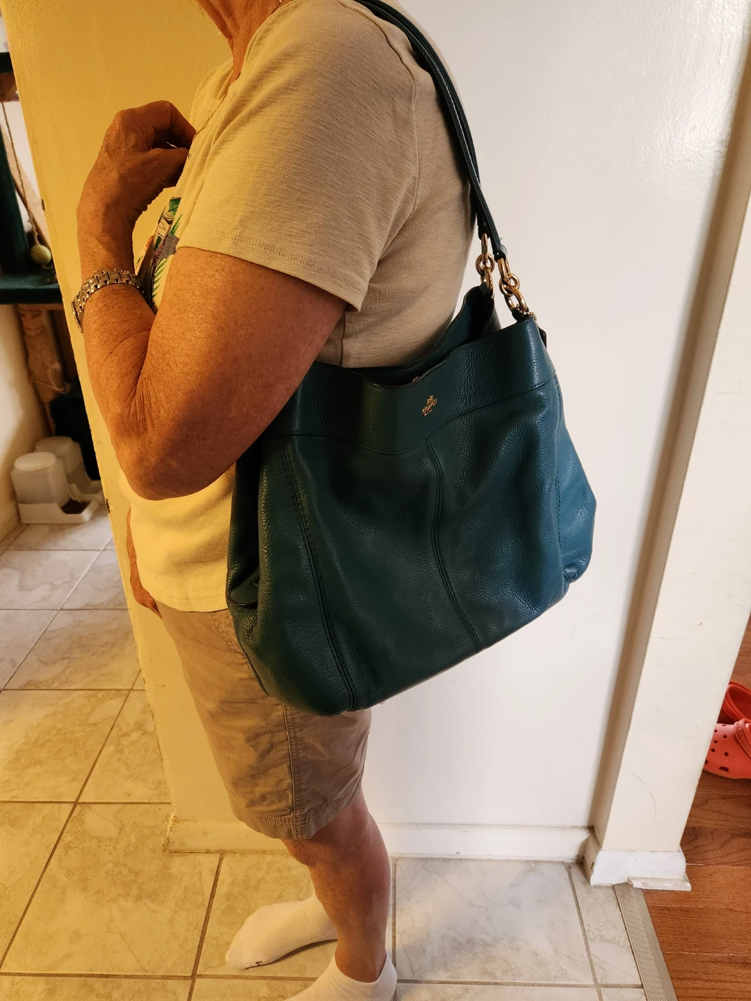 Coach Leather Shoulder Bag - photo 3