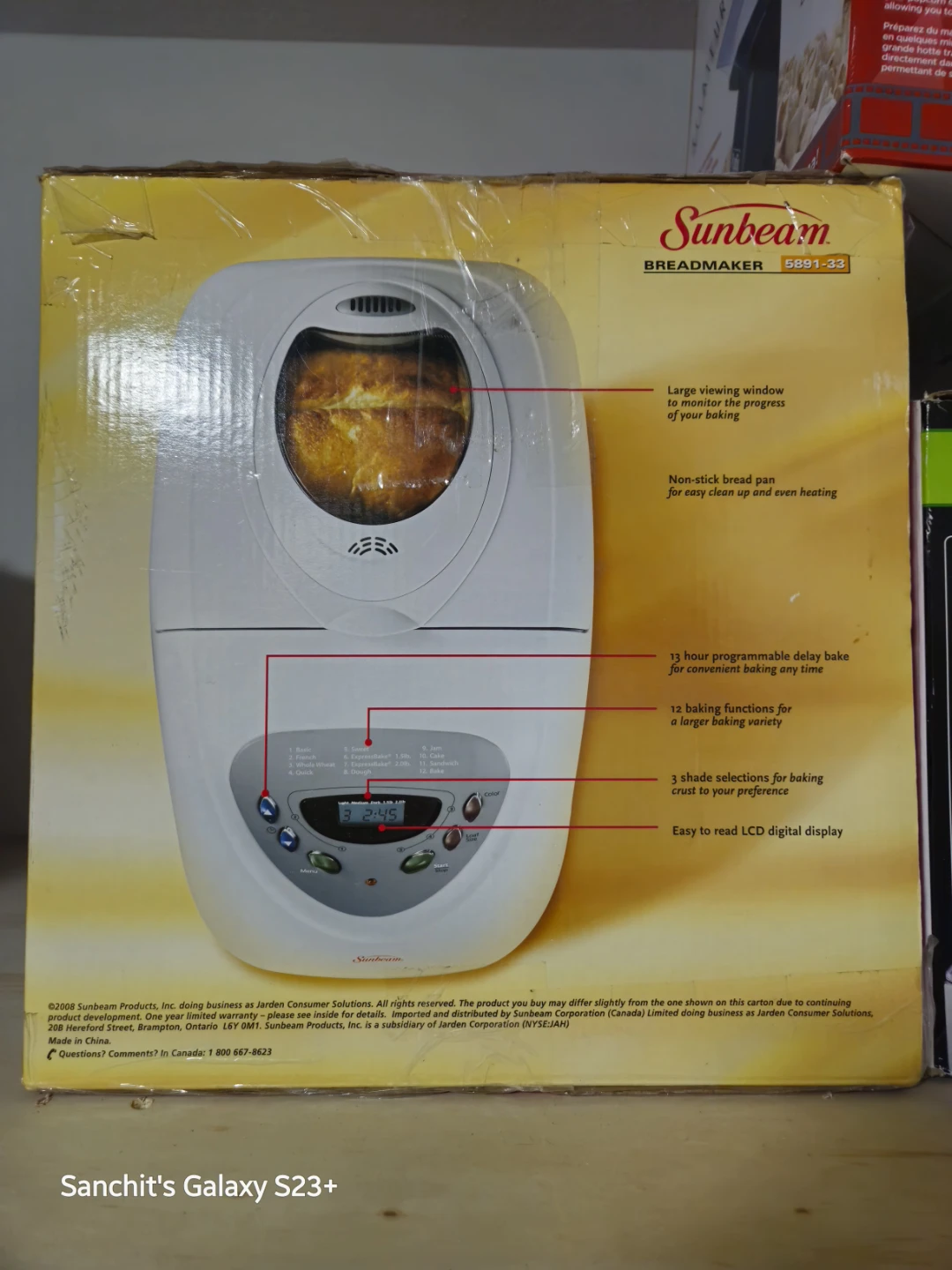 Sunbeam Breadmaker 5891-33
