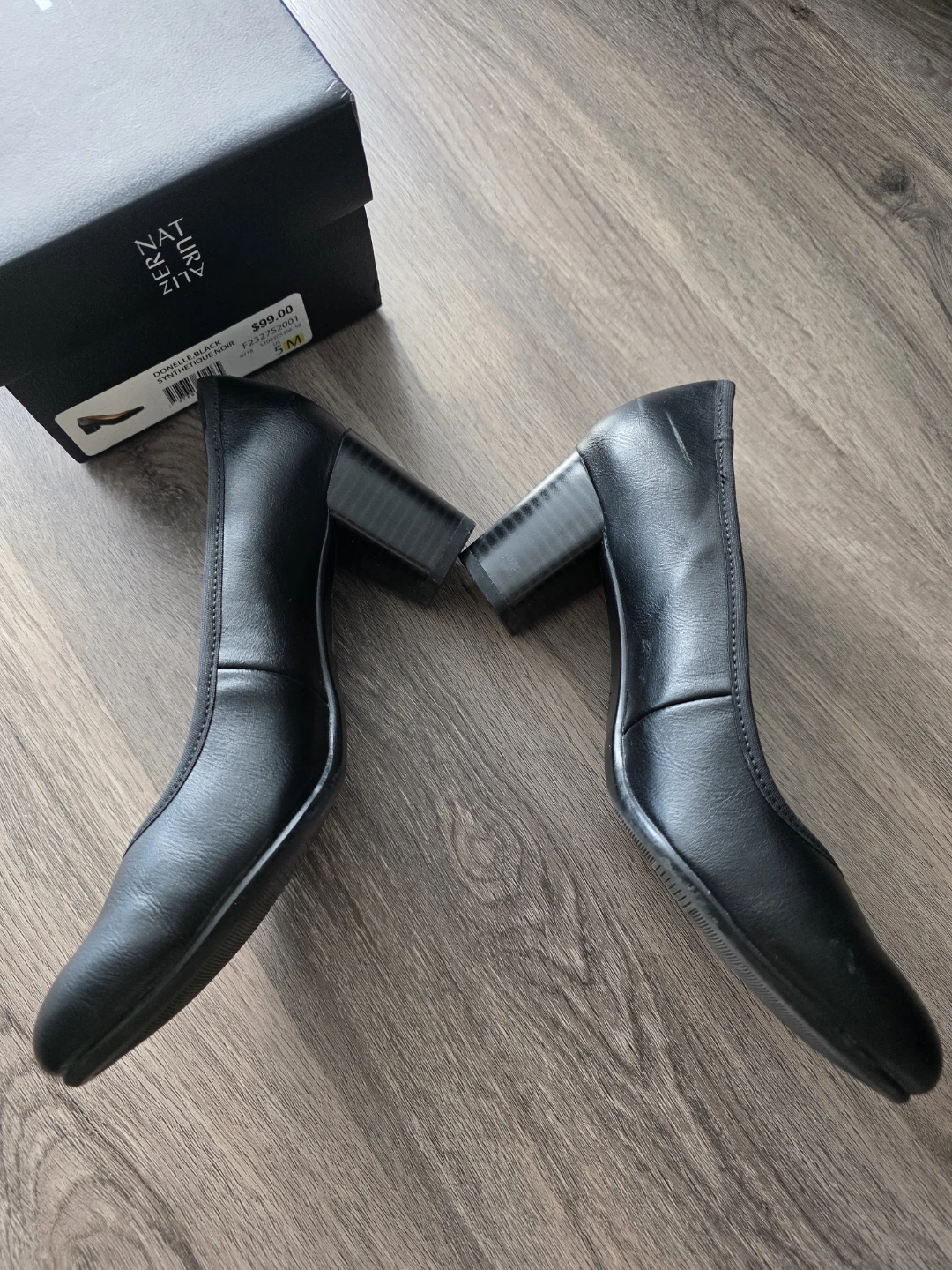 Naturalizer Naomi  Black Leather Heels 5M - photo 4