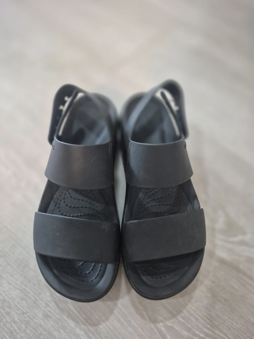 Crocs Black Sandals Size 6