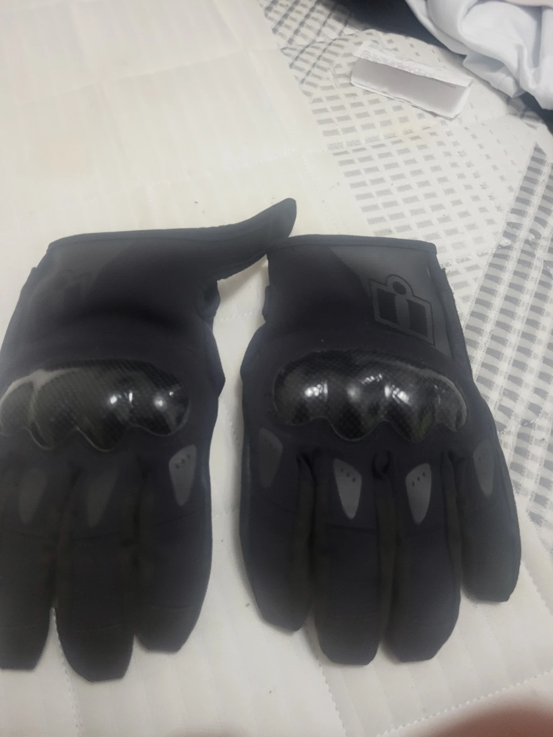 ICON Stormhawk Motorcycle Gloves - Size LG