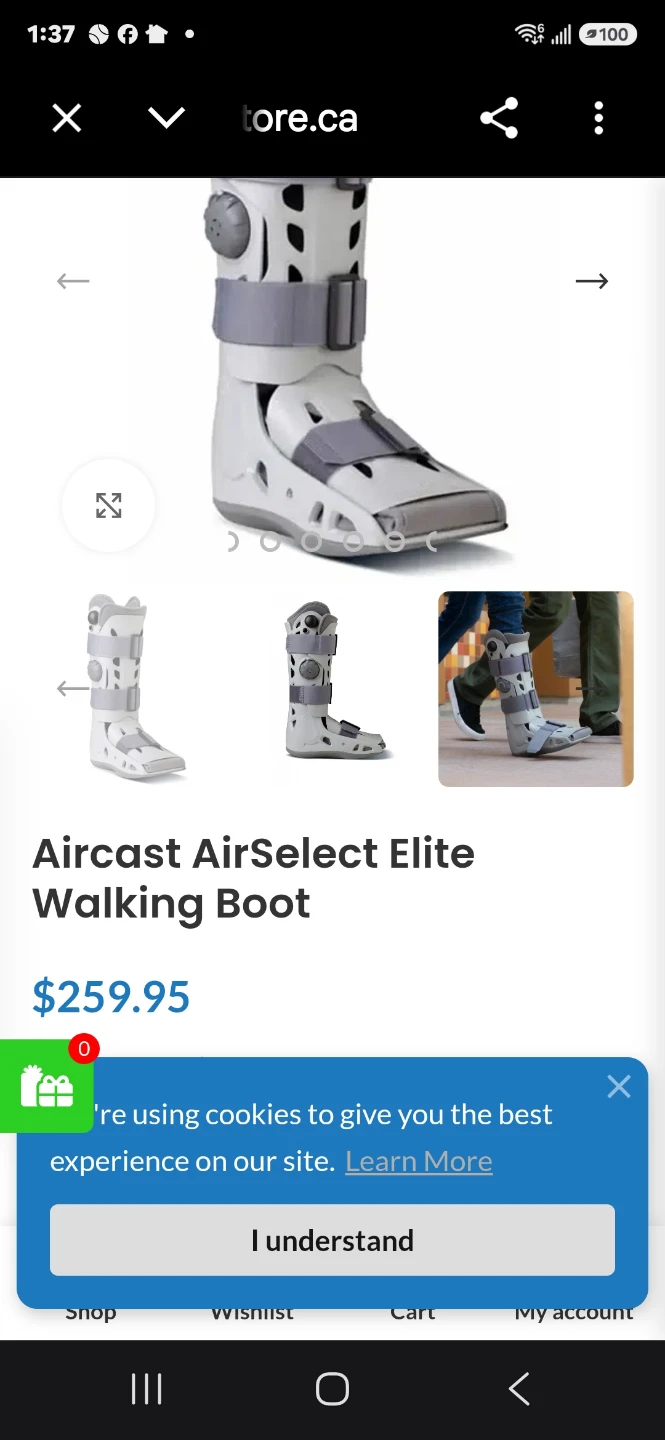 Aircast AirSelect Elite Walking Boot