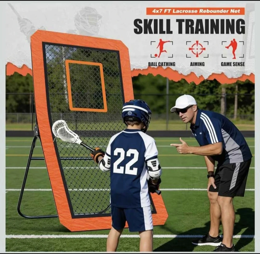4x7 FT Lacrosse Rebounder Skill Training Net - photo 4