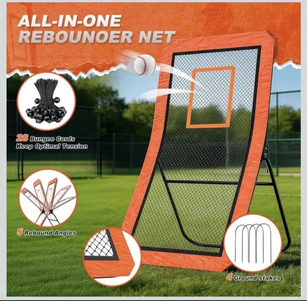 4x7 FT Lacrosse Rebounder Skill Training Net - photo 5