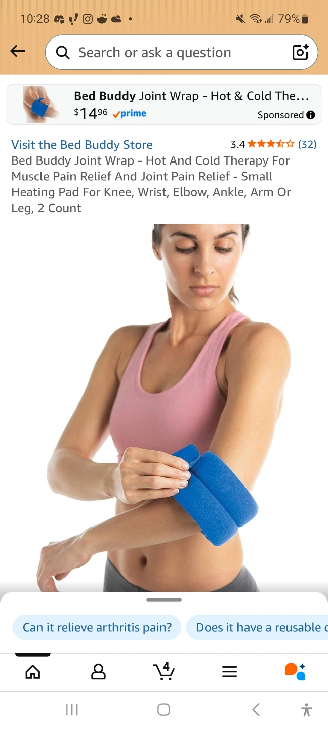 Bed Buddy Joint Wrap - Hot & Cold Therapy