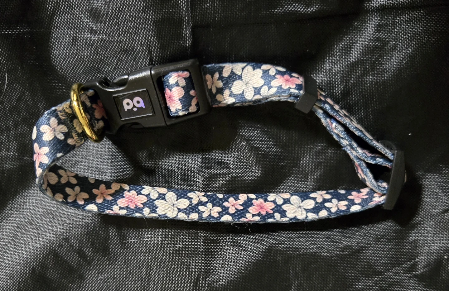 Dog Collar - Floral Pattern - Size S - photo 2