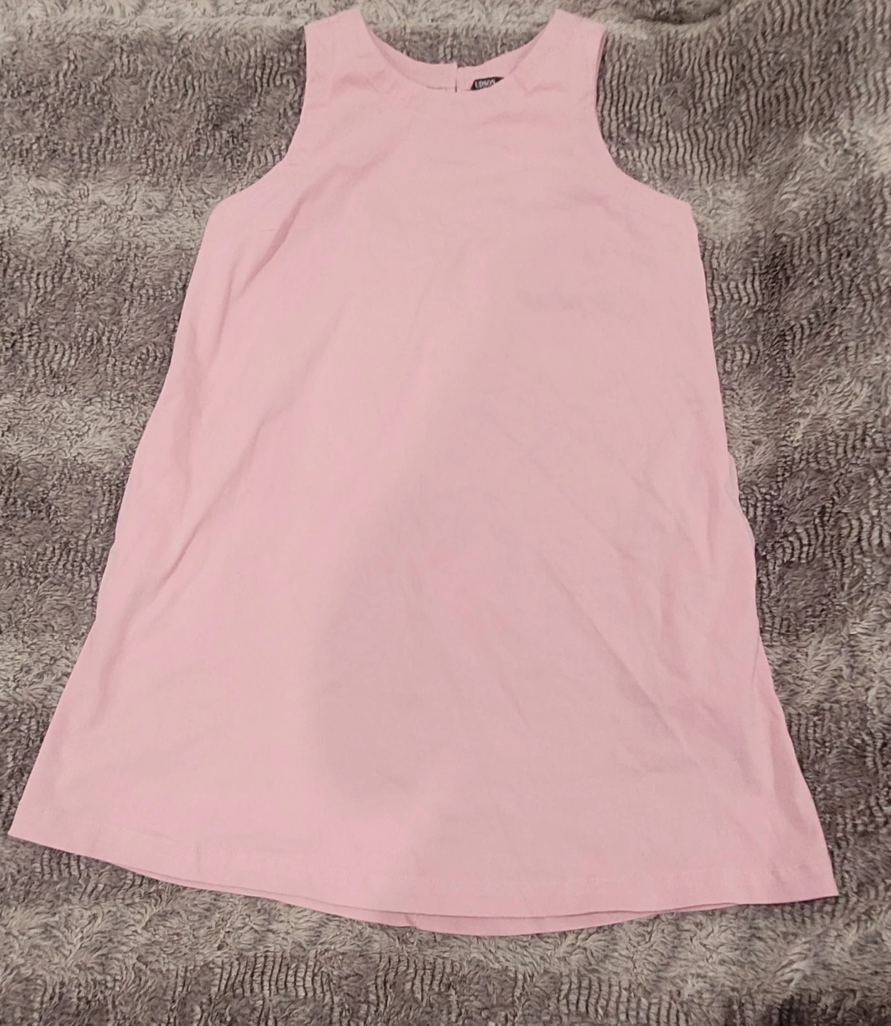Lands' End Pink Sleeveless Dress