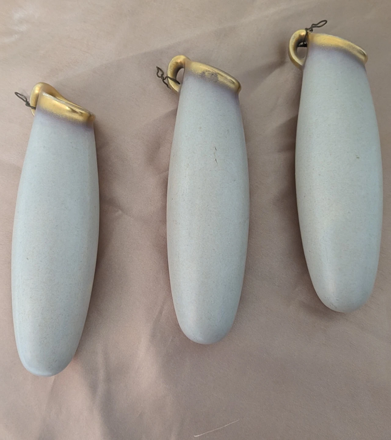 Set of 3 Decorative Ceramic Vases