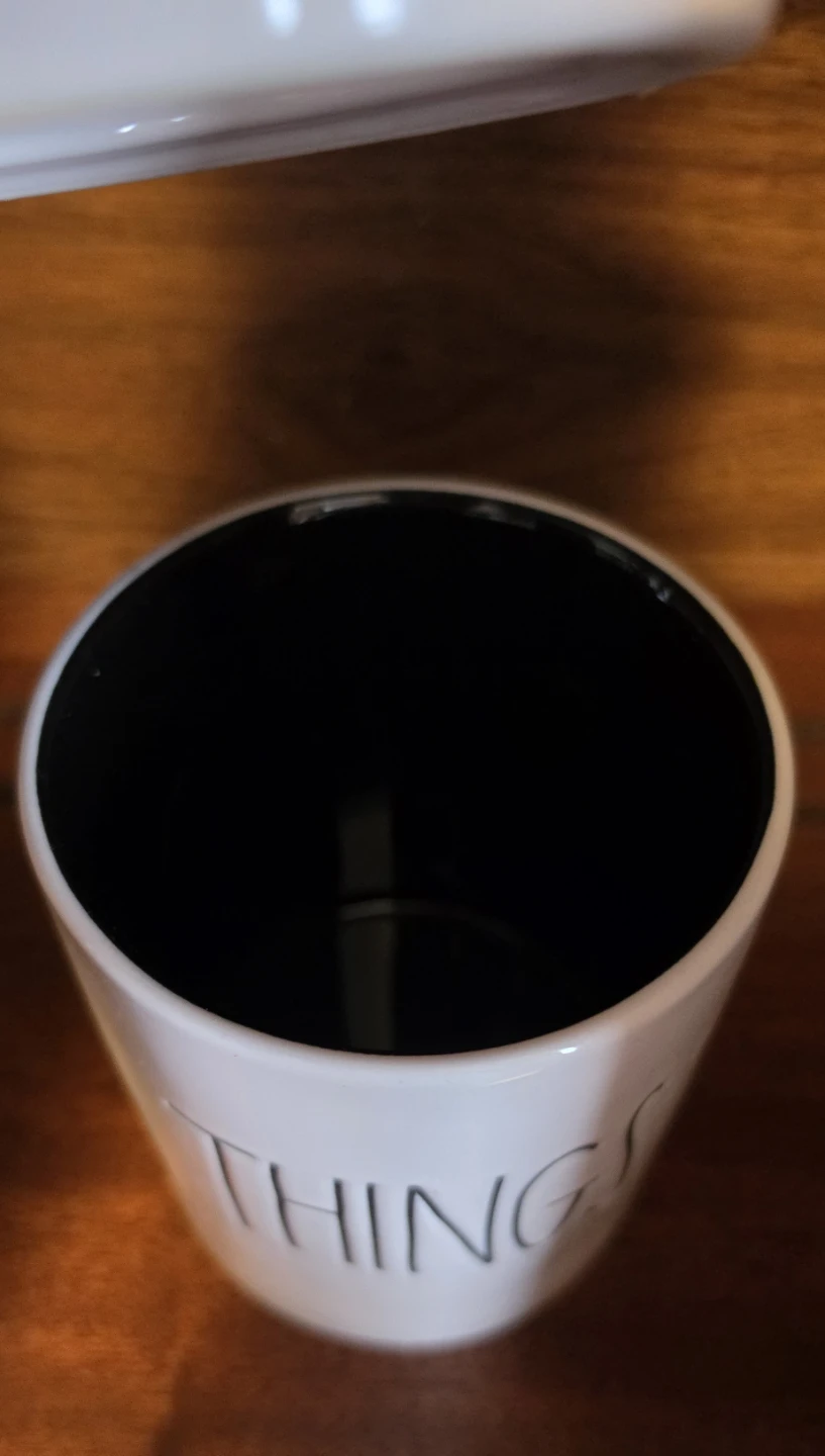 Rae Dunn "THINGS" Canister with Lid - photo 3