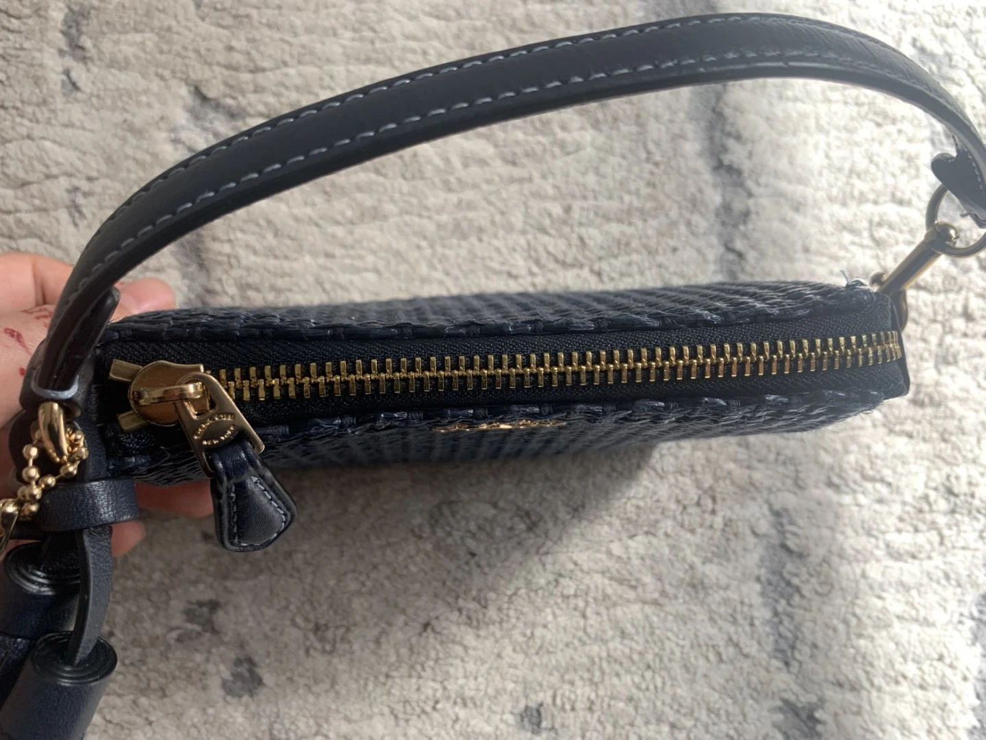 Coach Nolita 15 Wristlet Mini Bag in Navy - photo 4